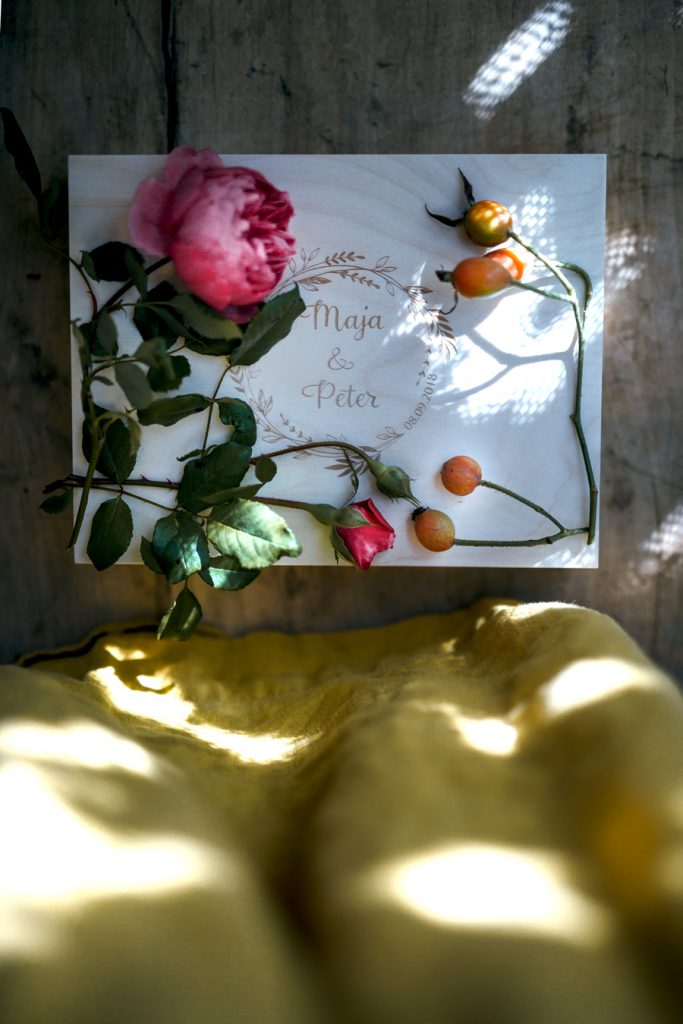 Hochzeitsfotografie, Fineart, Hahnemühle, Hochzeitsreportage, natürlich verpackt, Holzschatulle, Schatzkästchen